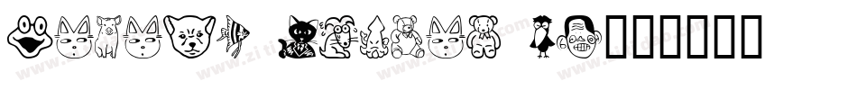Sakabe Animal 01字体转换